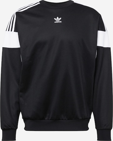 ADIDAS ORIGINALS Sweatshirt in Black: front