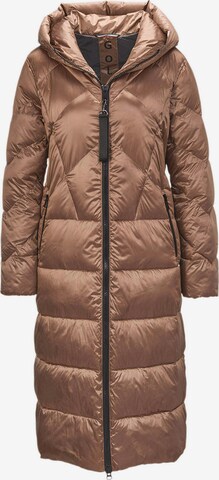 Goldner Winter Coat in Brown: front