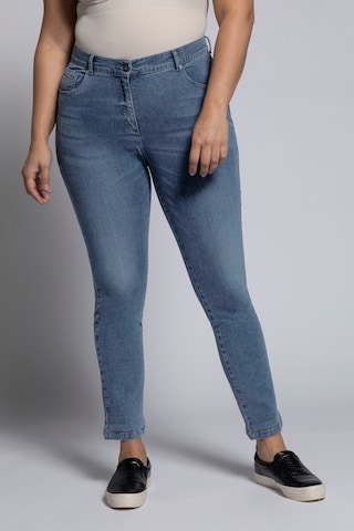 Ulla Popken Skinny Jeans 'SAMMY' in Blauw: voorkant