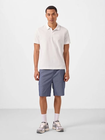 Tommy Life - Perna larga Calças chino em azul