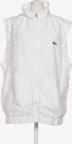 Lacoste Sport Vest in S in White: front