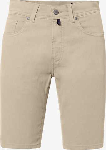 PIERRE CARDIN Regular Trousers in Beige: front