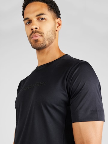 T-Shirt fonctionnel Calvin Klein Sport en noir