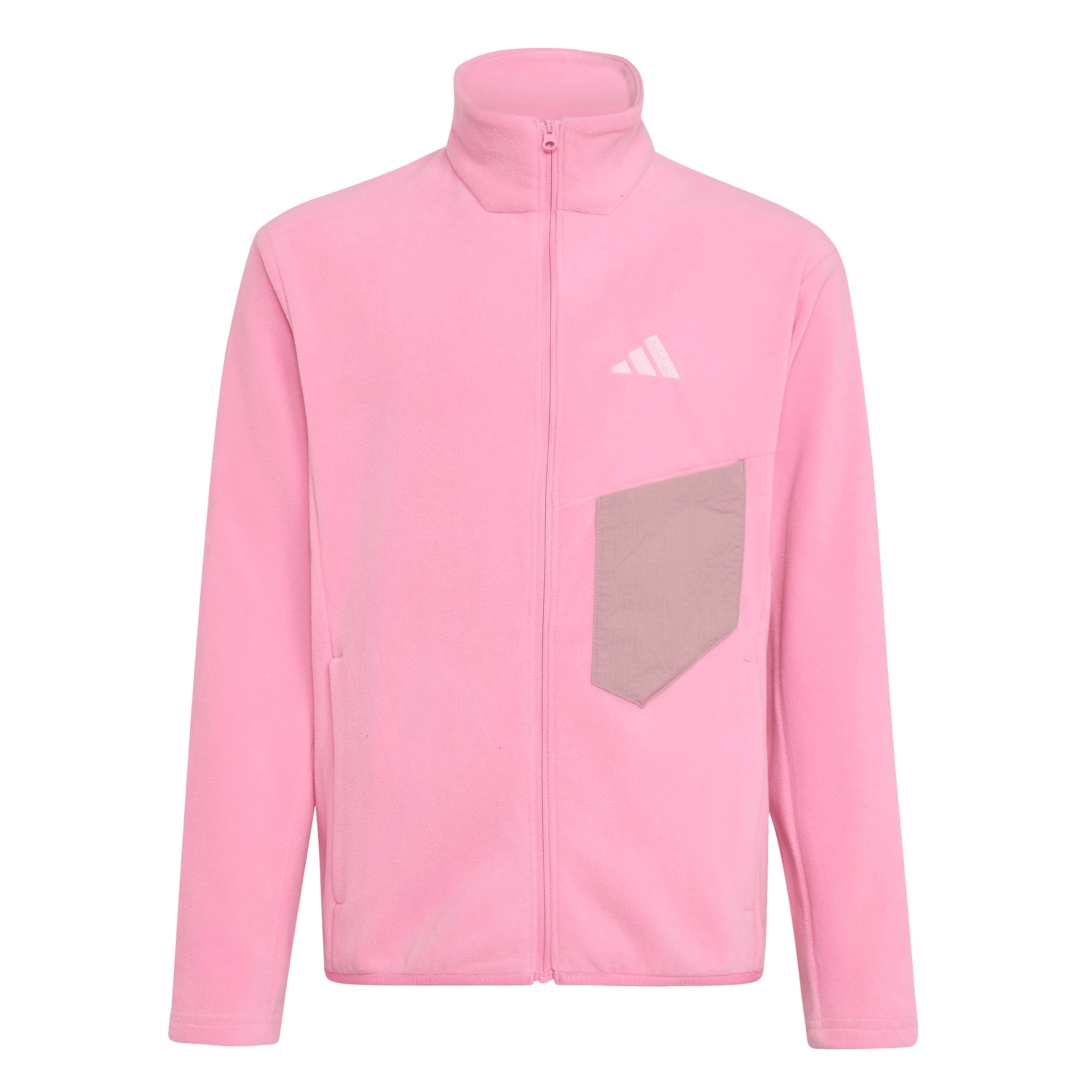 ADIDAS TERREX Λειτουργική ζακέτα φλις σε ροζ: μπροστά