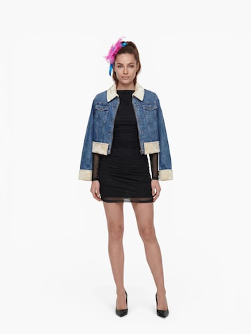 Fenice Übergangsjacke 'Denim Velvet Fusion'‌‌‌‌‌‌ in Beige