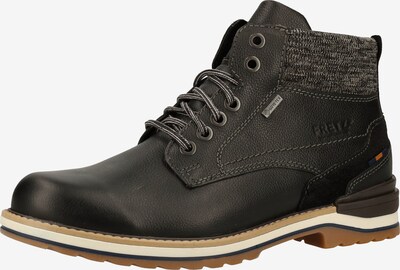 FRETZ MEN Bottes à lacets en noir, Vue avec produit