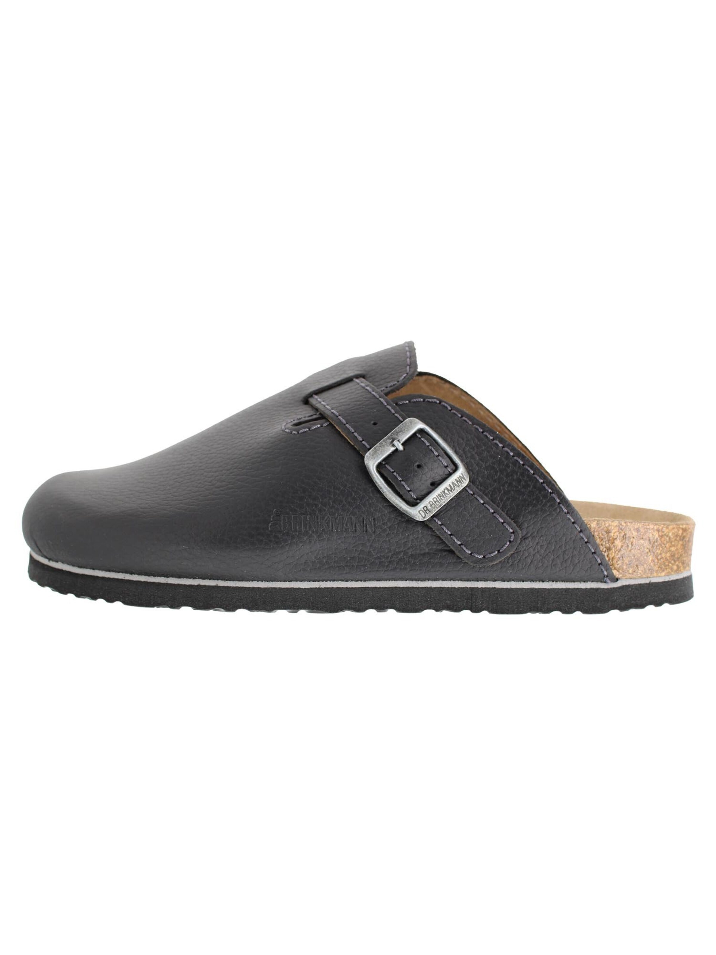 DR. BRINKMANN Clogs 'Nerpio'‌‌‌‌‌‌‌ in Schwarz: Vorderseite