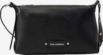 juoda Karl Lagerfeld Rankinė su ilgu dirželiu 'K/EYELETS': priekis