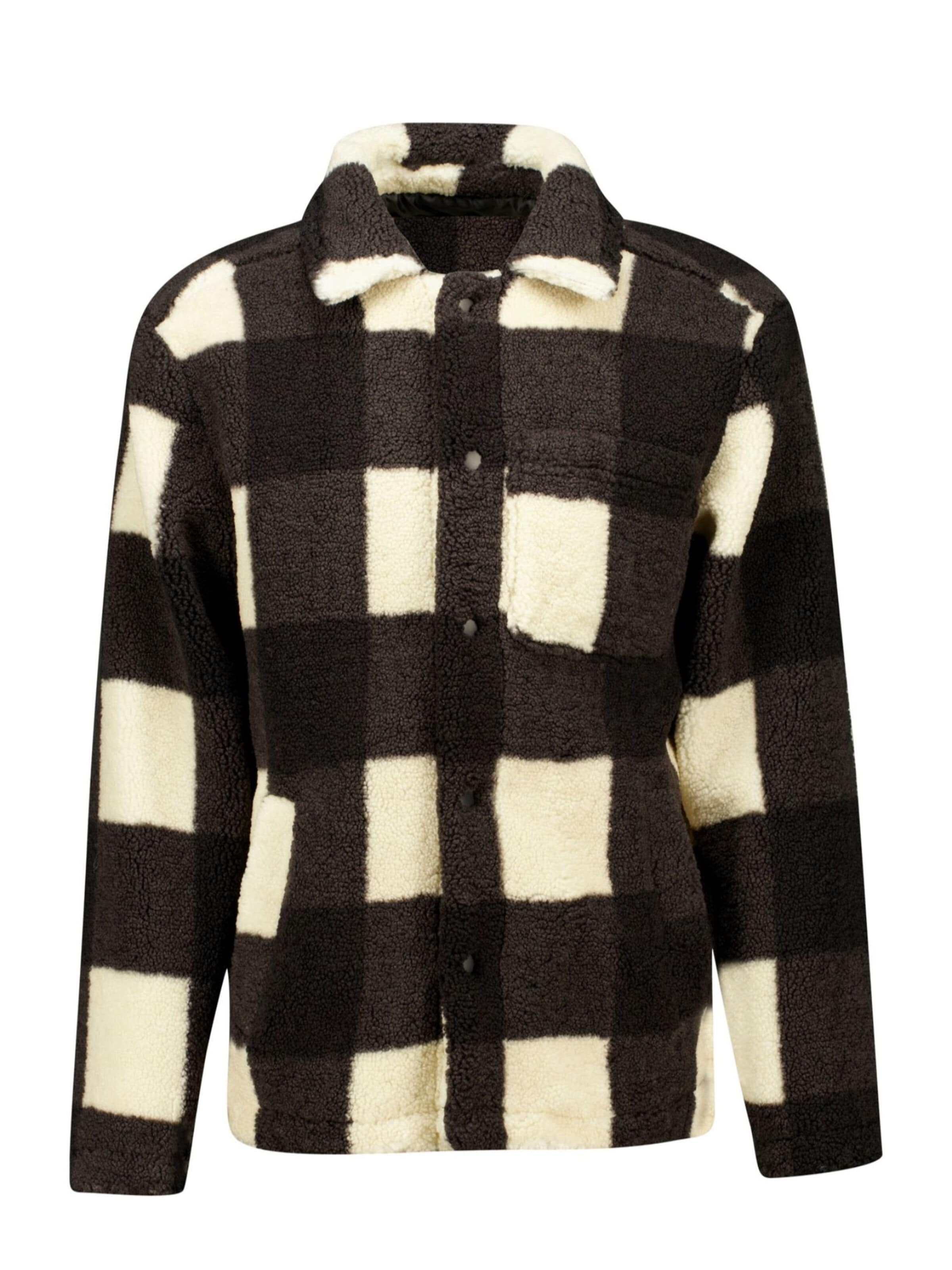 Veste mi-saison Deeluxe en noir : devant