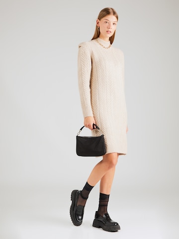 MEXX Knitted dress in Beige