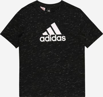 T-Shirt fonctionnel 'Future Icons Badge Of Sport Sport Logo' ADIDAS SPORTSWEAR en noir : devant