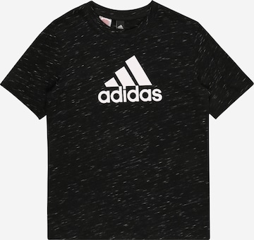 ADIDAS SPORTSWEAR Performance Shirt 'Future Icons Badge Of Sport Sport Logo' in Black: front