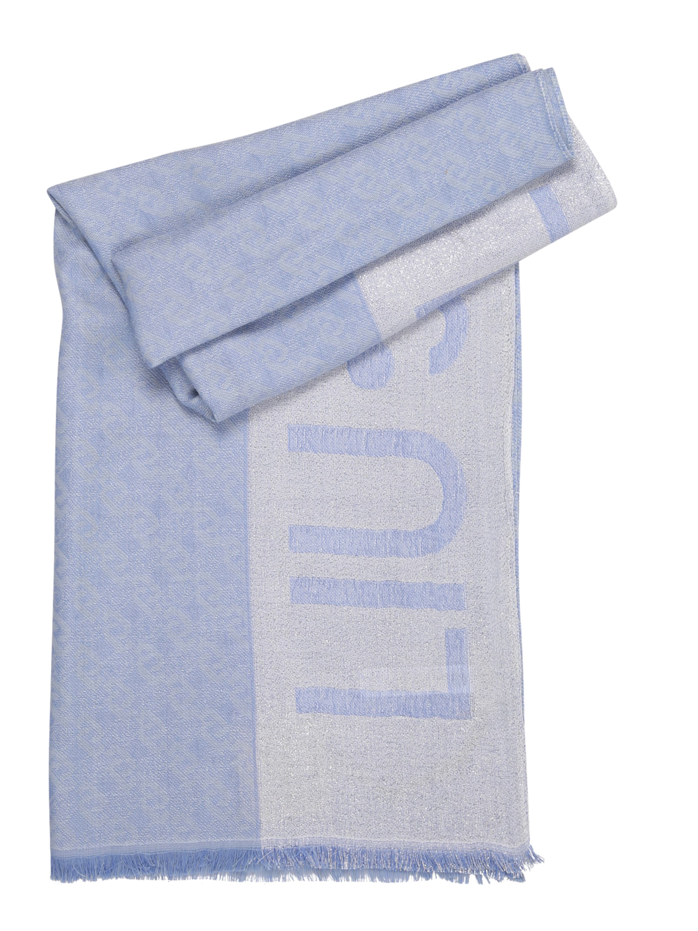 Fular de la Liu Jo pe albastru: față