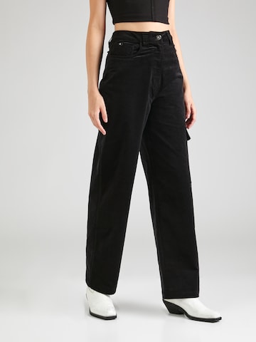 Calvin Klein Jeans - Regular Calças cargo em preto: frente