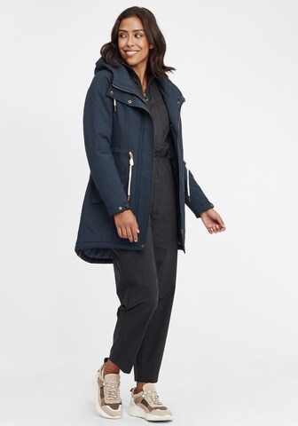 Parka mi-saison 'Melly' Oxmo en bleu