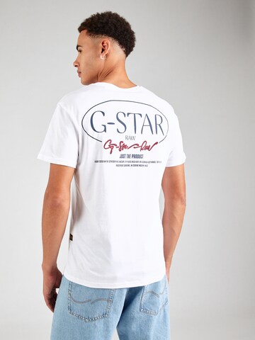 G-STAR Shirt in Wit: voorkant