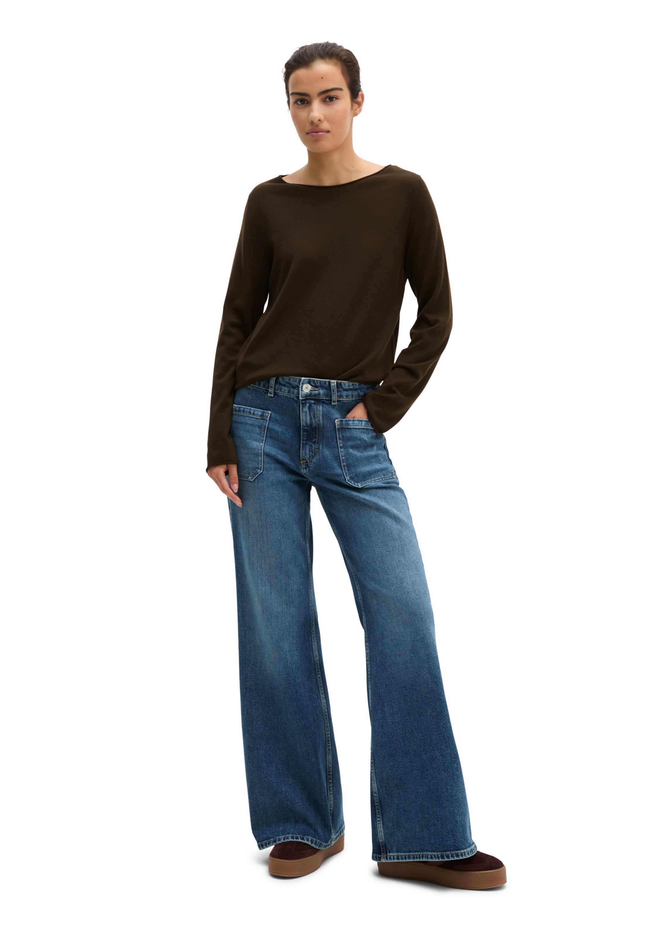 Marc O'Polo Sweater in Brown