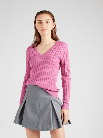 Pull-over GANT en violet : devant