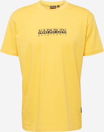 NAPAPIJRI T-shirt i gul: framsida