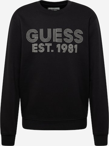 Sweat-shirt 'Beau' GUESS en noir : devant