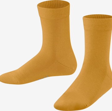 FALKE Socks 'Family' in Yellow: front