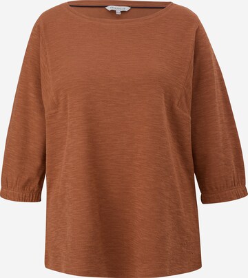 TRIANGLE - Camiseta en marrón: frente