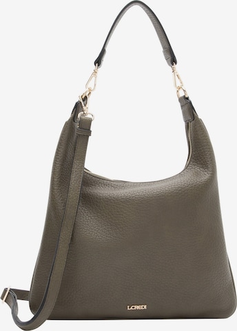 L.CREDI Shoulder Bag 'Parmida' in Green: front