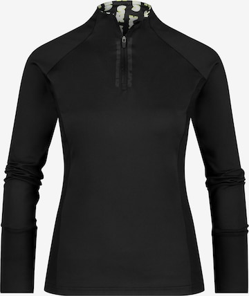 SUPERREBEL® GEAR Funktionsshirt 'Grace' in Schwarz: Vorderseite