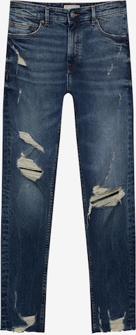 Pull&Bear Jeans in Blauw: voorkant