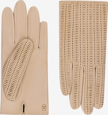Mezzoguanti 'TREVISO' di Roeckl in beige: frontale
