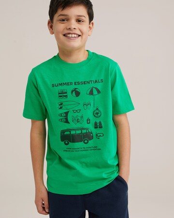 WE Fashion T-Shirt in Grün