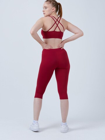 SPORTKIND Skinny Leggings '3/4 Leggings'‌‌‌‌‌ in Rot