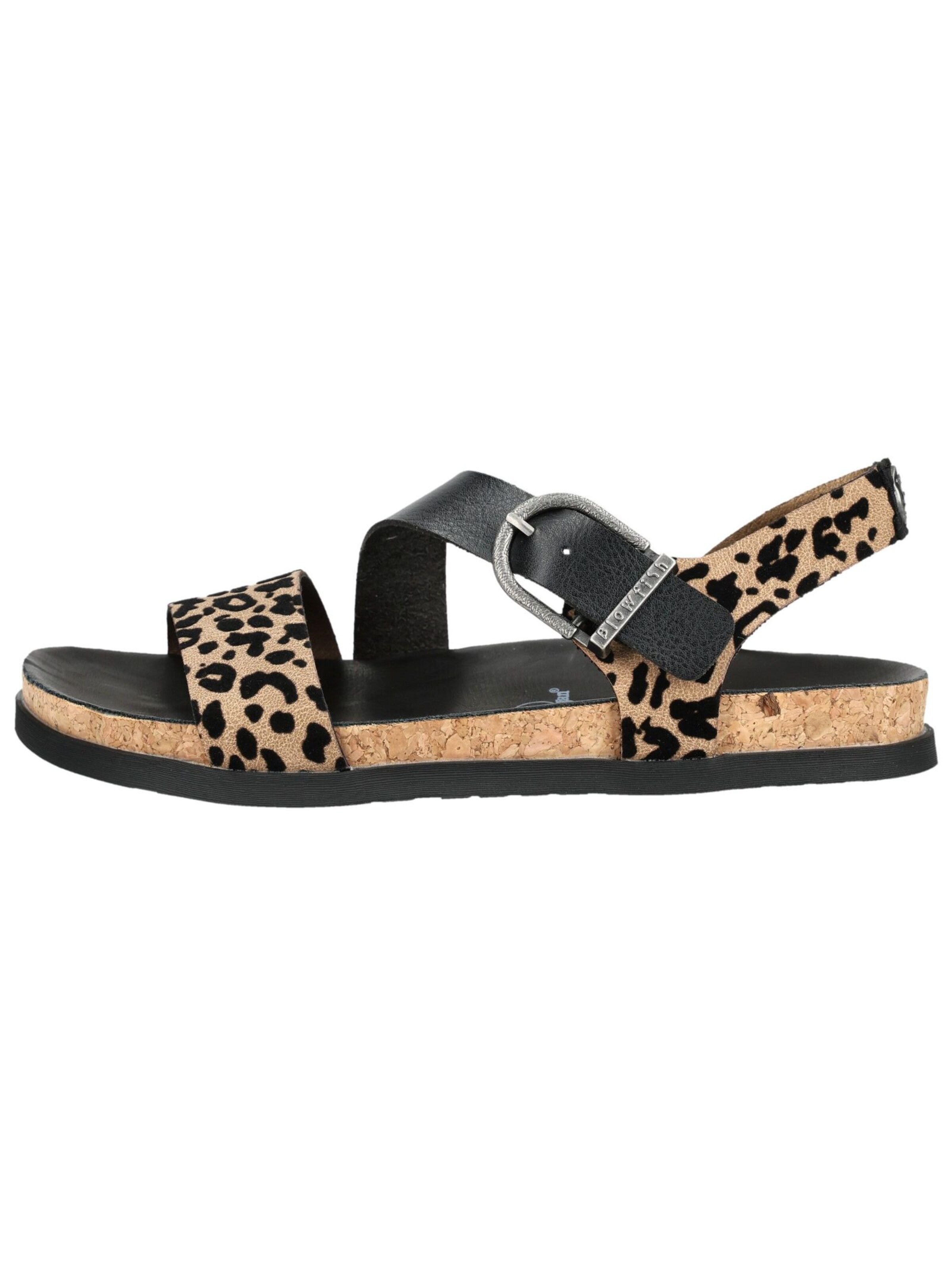 Blowfish Malibu Sandalen met riem in Zwart