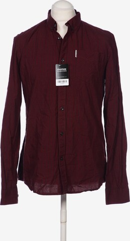 Ben Sherman Button Up Shirt in L in Red: front