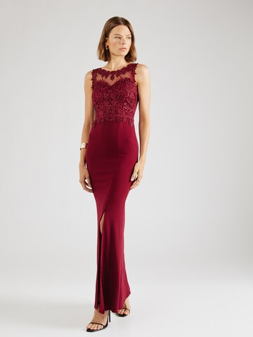 WAL G. - Vestido de festa em vermelho: frente