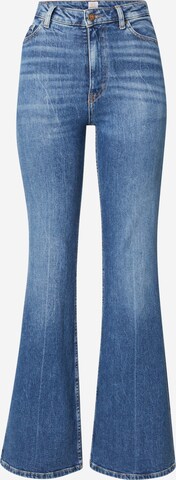 BOSS Flared Damen - Jeans 'FRID 70S F LNY' in Blau: predná strana