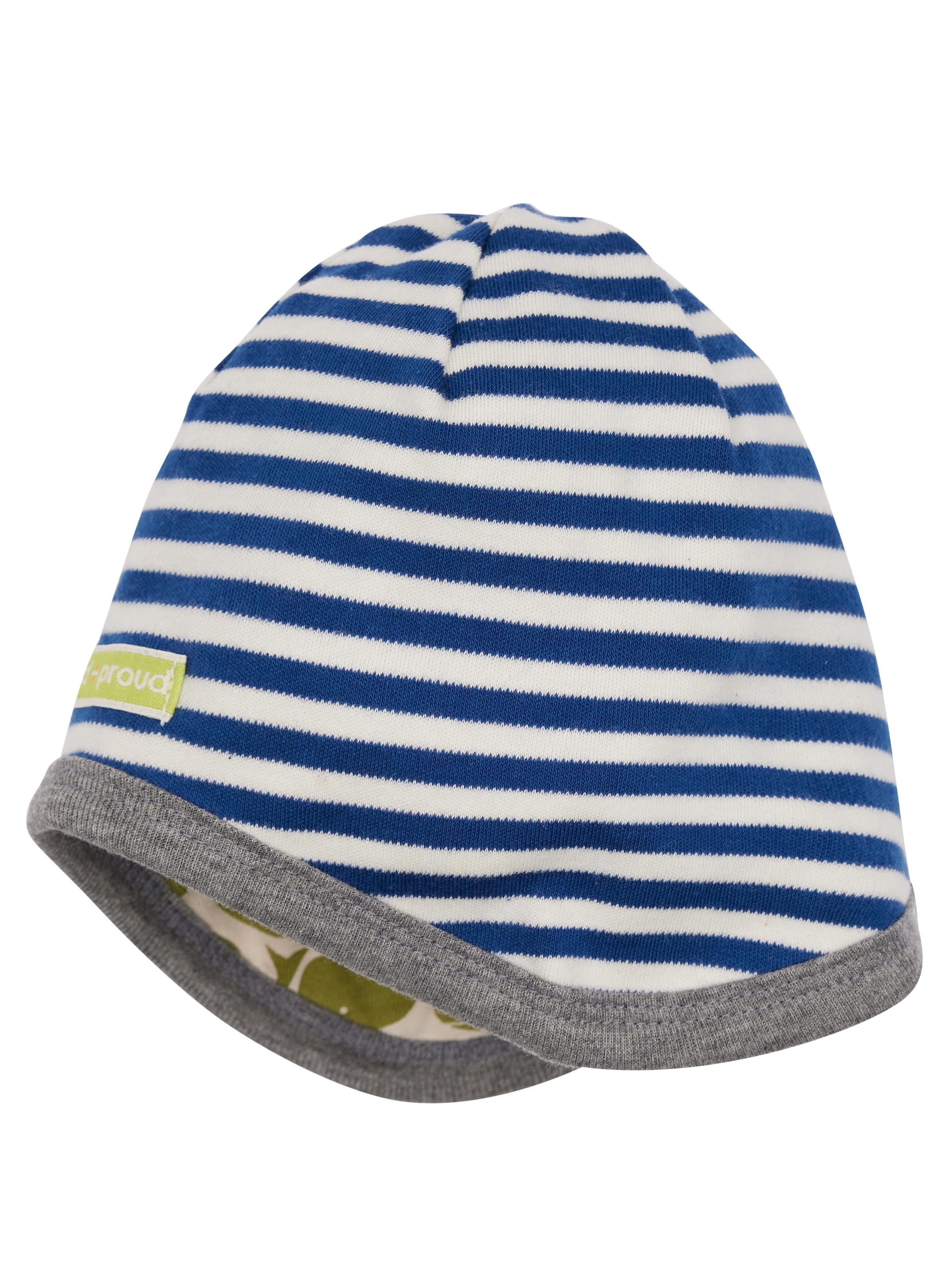loud + proud Beanie in Blue: front
