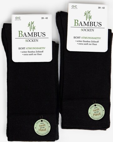 Occulto Socks 'Bambus Paule' in Black
