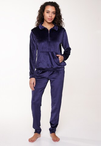 LingaDore Sweatsuit in Blue: front