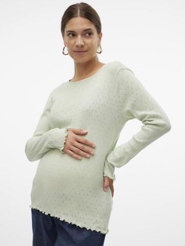 Vero Moda Maternity Shirt in Groen: voorkant