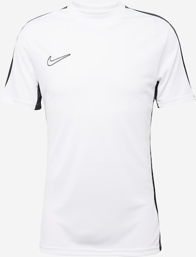 NIKE Functioneel shirt 'Academy23' in de kleur Zwart / Wit, Productweergave