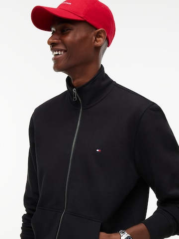 TOMMY HILFIGER - Casaco em moletão 'ESSENTIAL' em preto: lateral