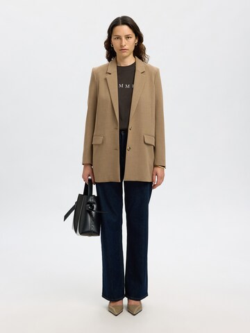 SELECTED Shirt 'SLFVILJA' in Brown