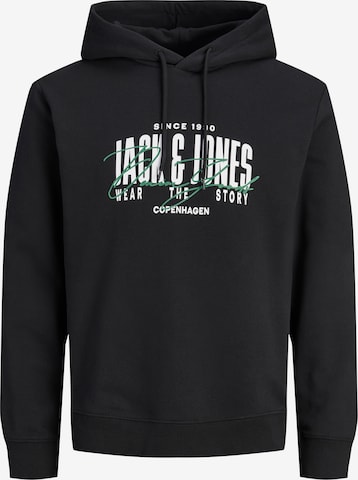 JACK & JONES - Sudadera 'JJAERO' en negro: frente