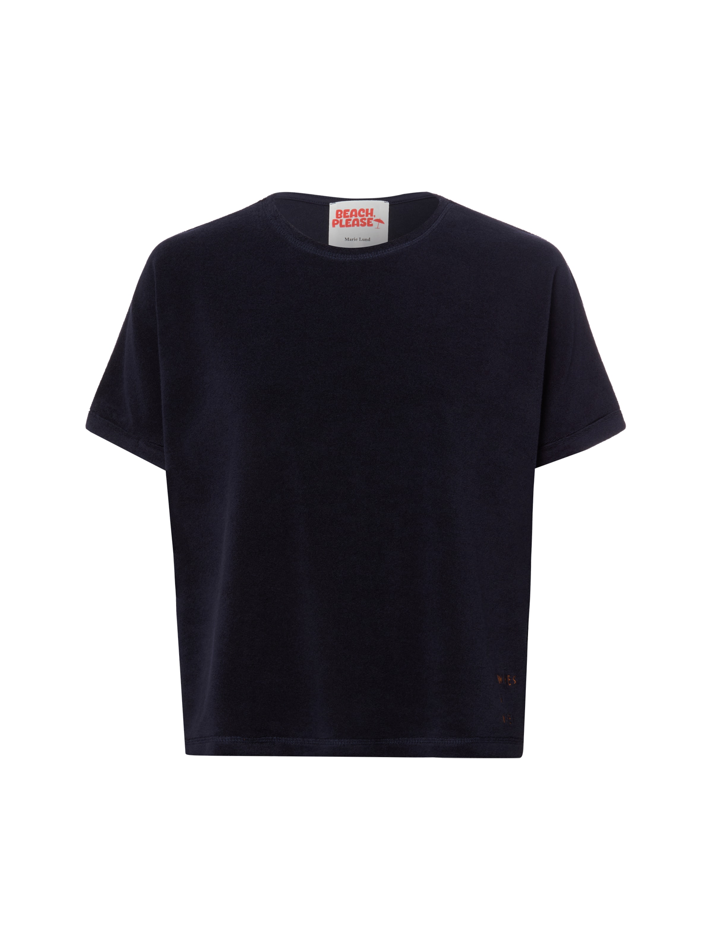Marie Lund Shirt in Blauw: voorkant