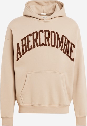 Abercrombie & Fitch Sweatshirt in Bruin: voorkant