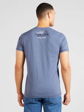 CAMP DAVID Shirt 'Alaska Ice Tour' in Blauw