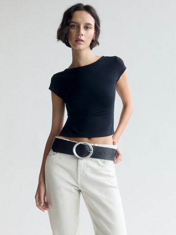 Pull&Bear Shirt in Black: front