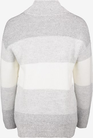 Cartoon Pullover in Grau