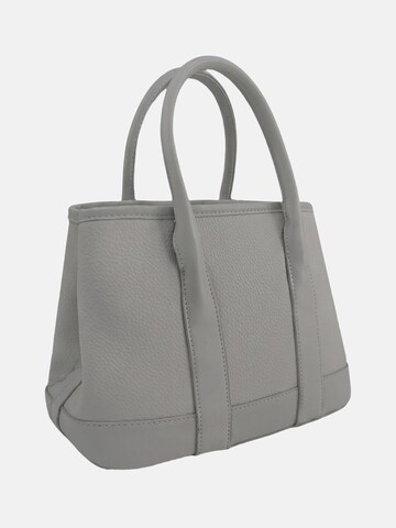 Borsa a spalla 'Borsa a Spalla Donna PVC Gianmarco Venturi con Zip e Cuore' di GianMarco Venturi in grigio